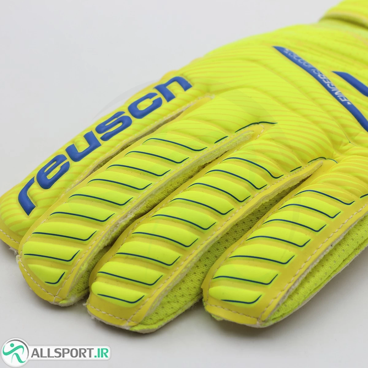 دستکش دروازه بانی راش فسفری آبی Reusch Goalkeeper Gloves