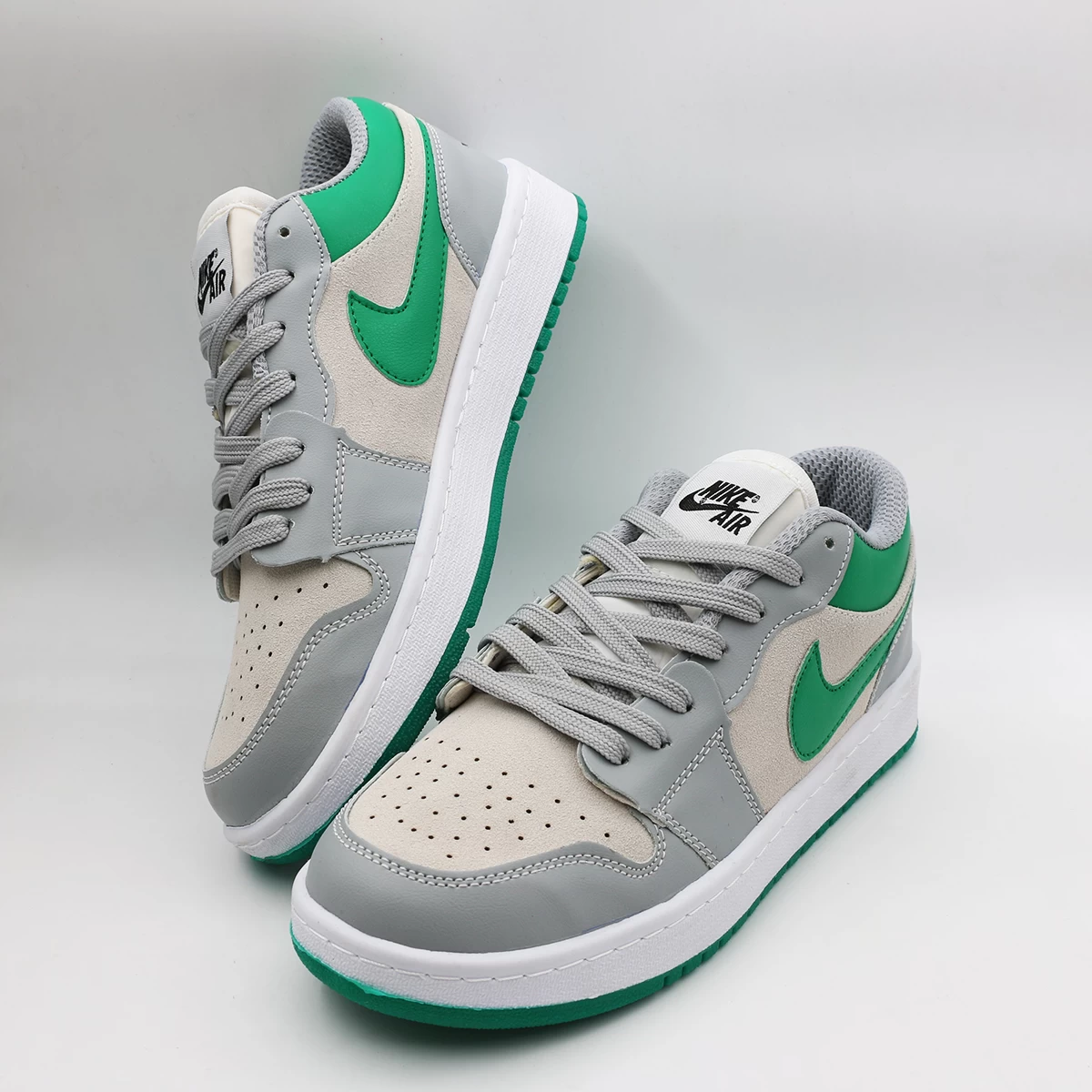 کتانی نایک جردن طوسی سبز Nike Air Jordan