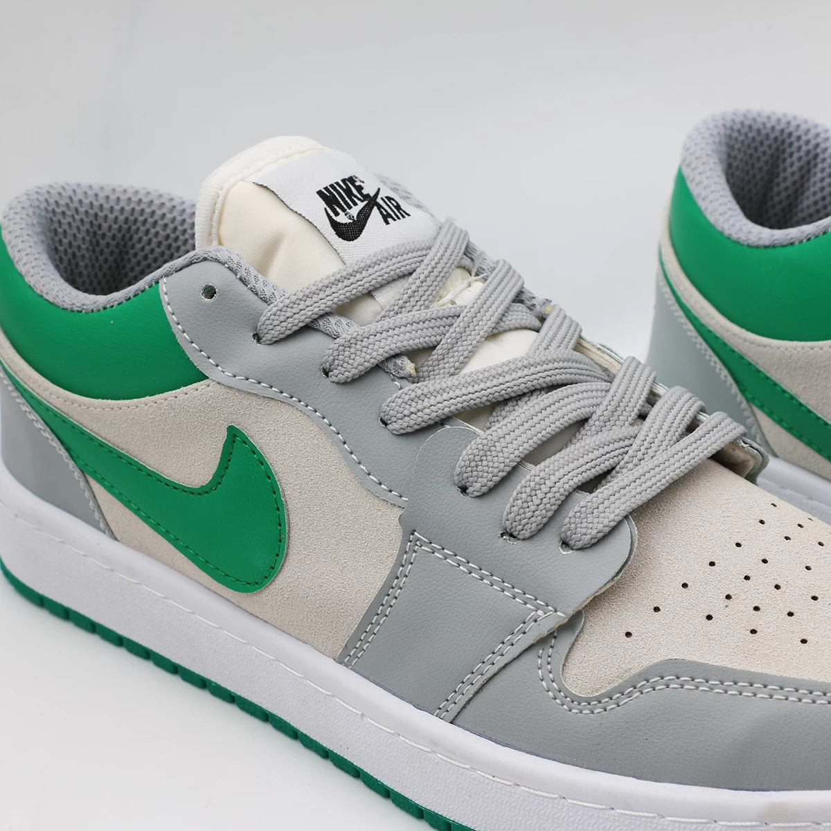 کتانی نایک جردن طوسی سبز Nike Air Jordan