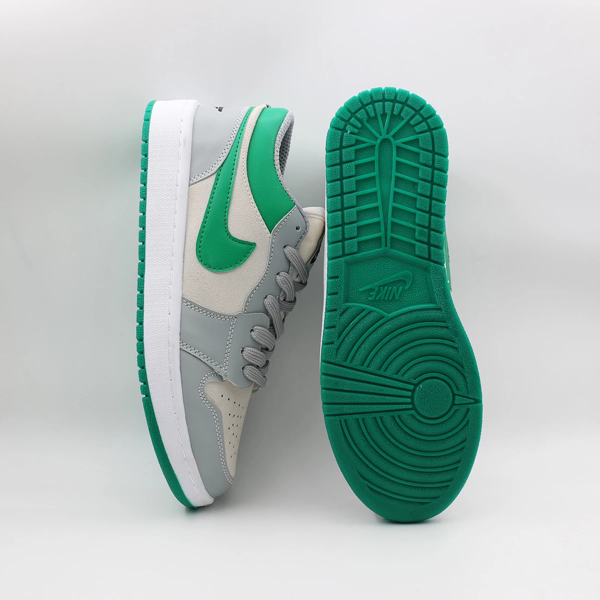 کتانی نایک جردن طوسی سبز Nike Air Jordan