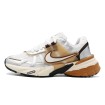 کتانی نایک سفید قهوه ای نقره ای Nike V2K