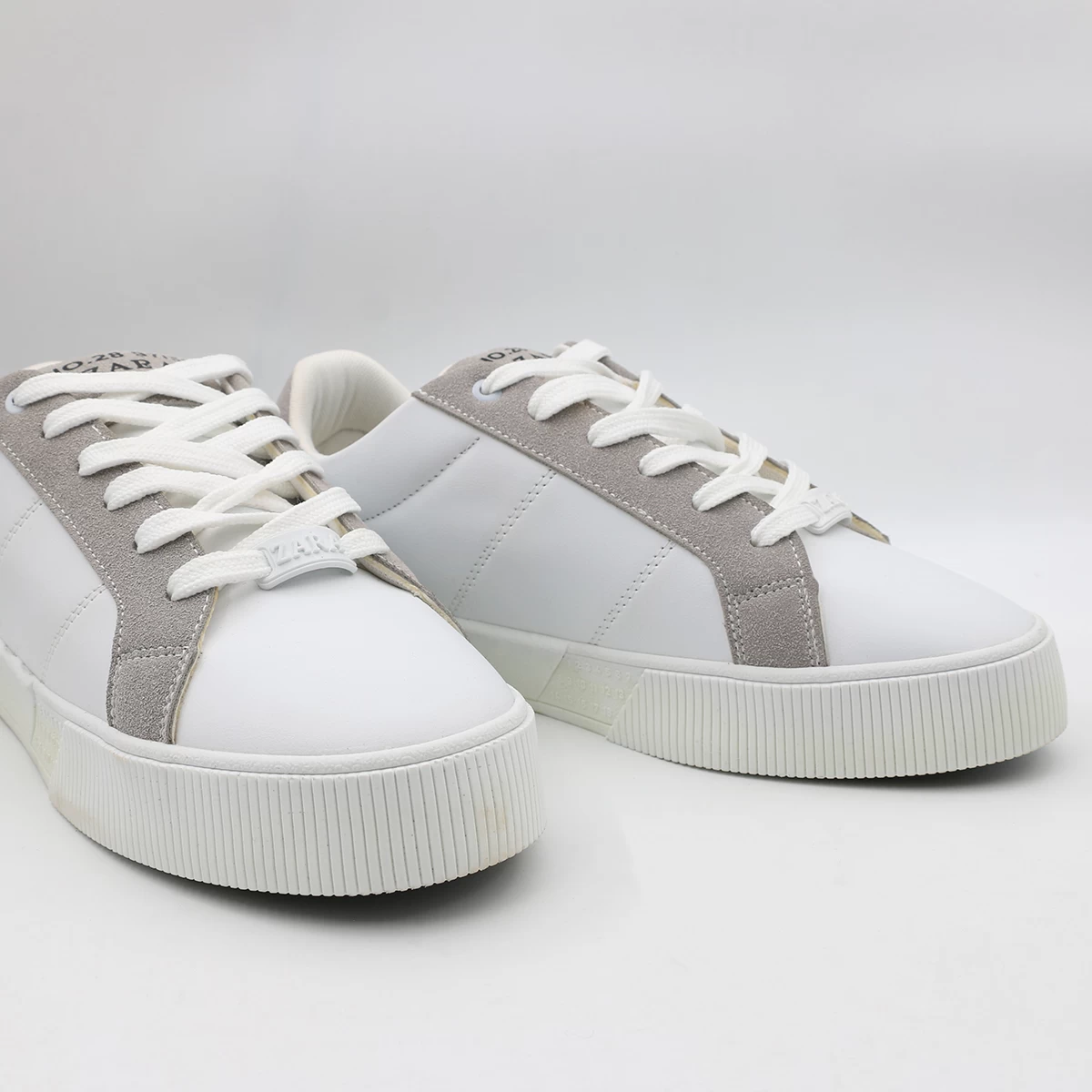 کتانی زارا سفید طوسی Zara White Gray