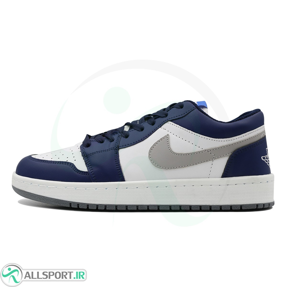 کتانی نایک جردن سرمه ای سفید Nike Air Jordan