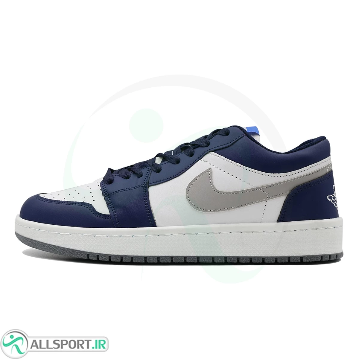 کتانی نایک جردن سرمه ای سفید Nike Air Jordan