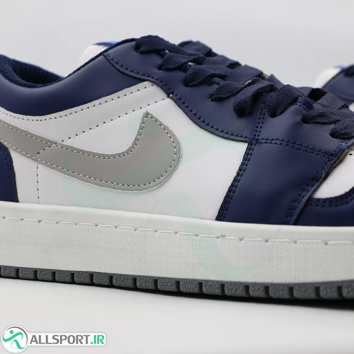کتانی نایک جردن سرمه ای سفید Nike Air Jordan