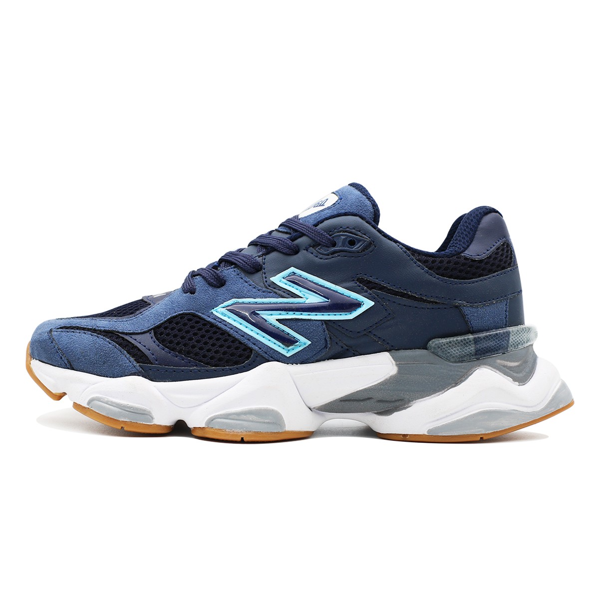 کتانی نیوبالانس سرمه ای سفید New Balance 9060