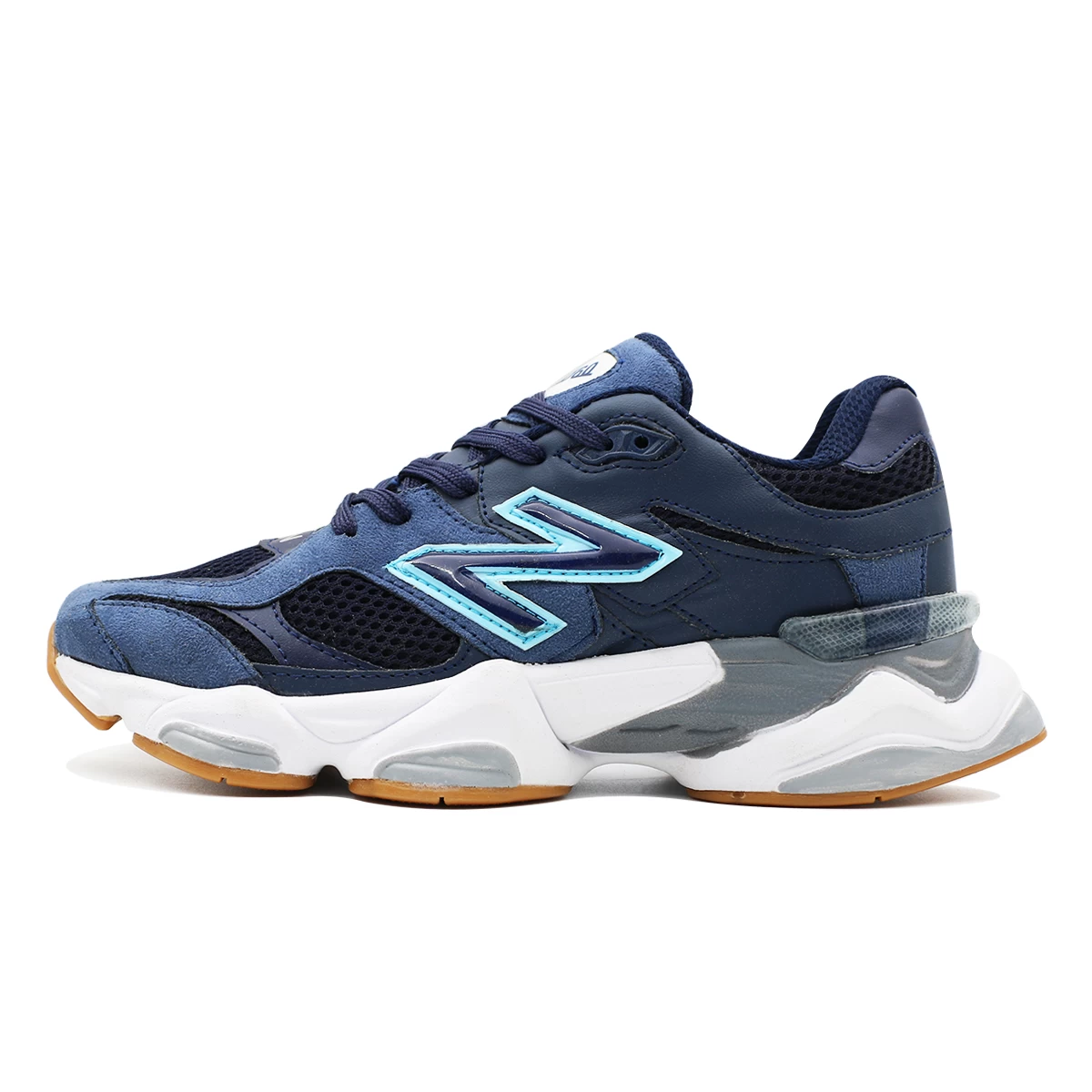 کتانی نیوبالانس سرمه ای سفید New Balance 9060