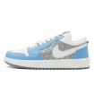 کتانی نایک جردن سفید آبی طوسی Nike Air Jordan