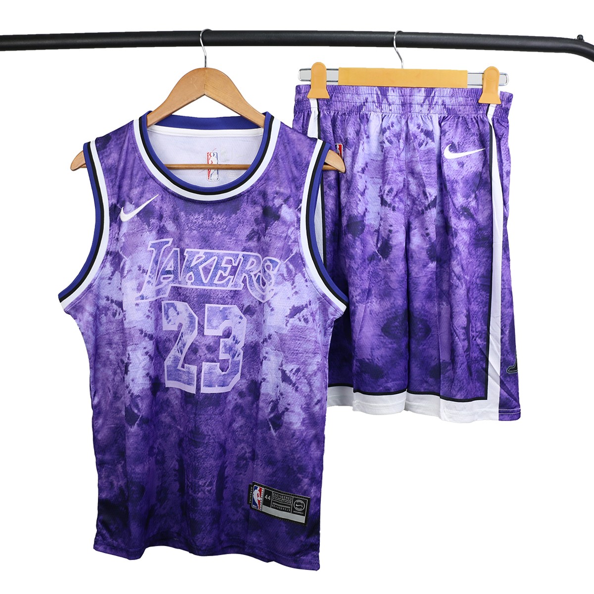 ست رکابی بسکتبالی لیکرز بنفش Lakers