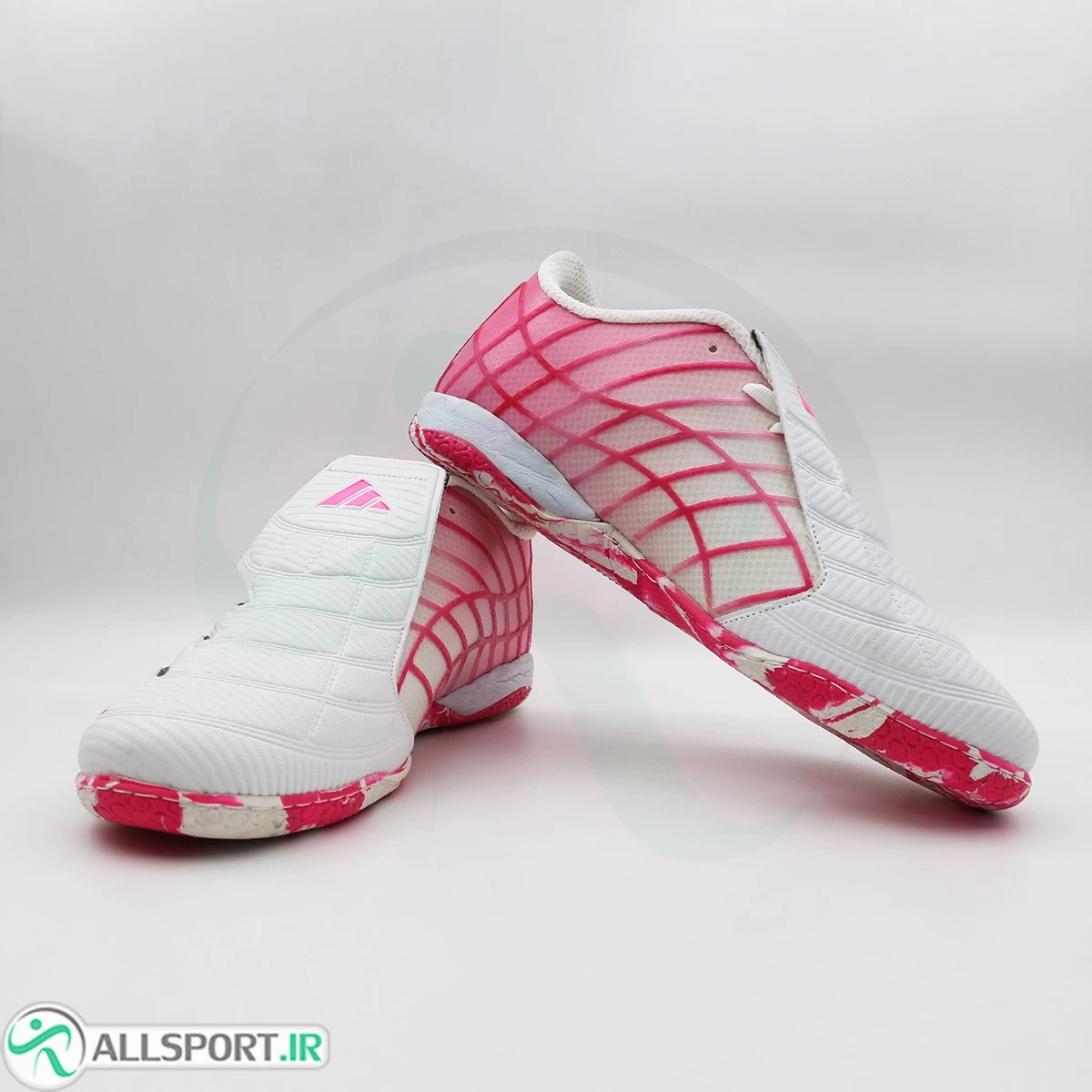 کفش فوتسال آدیداس سرخابی سفید Adidas F50