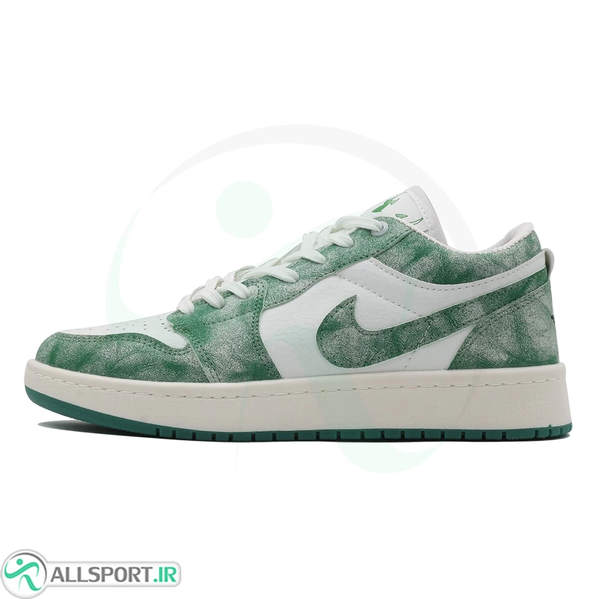 کتانی نایک جردن سفید سبز Nike Air Jordan