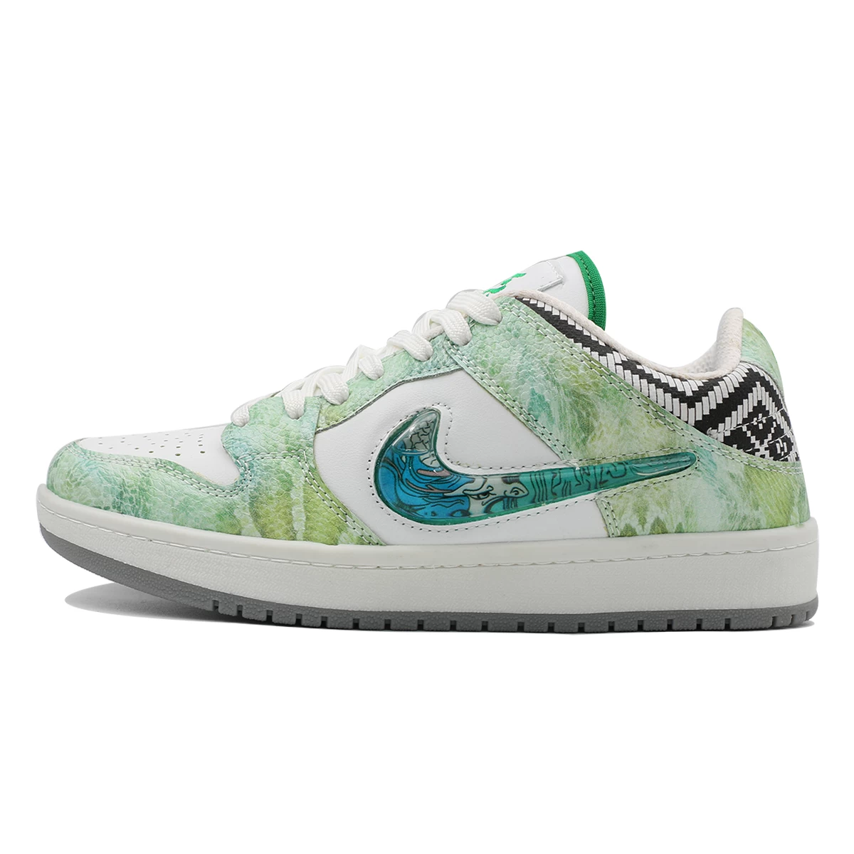 کتانی نایک دراگون سبز پوست ماری Nike Jordan Dragon