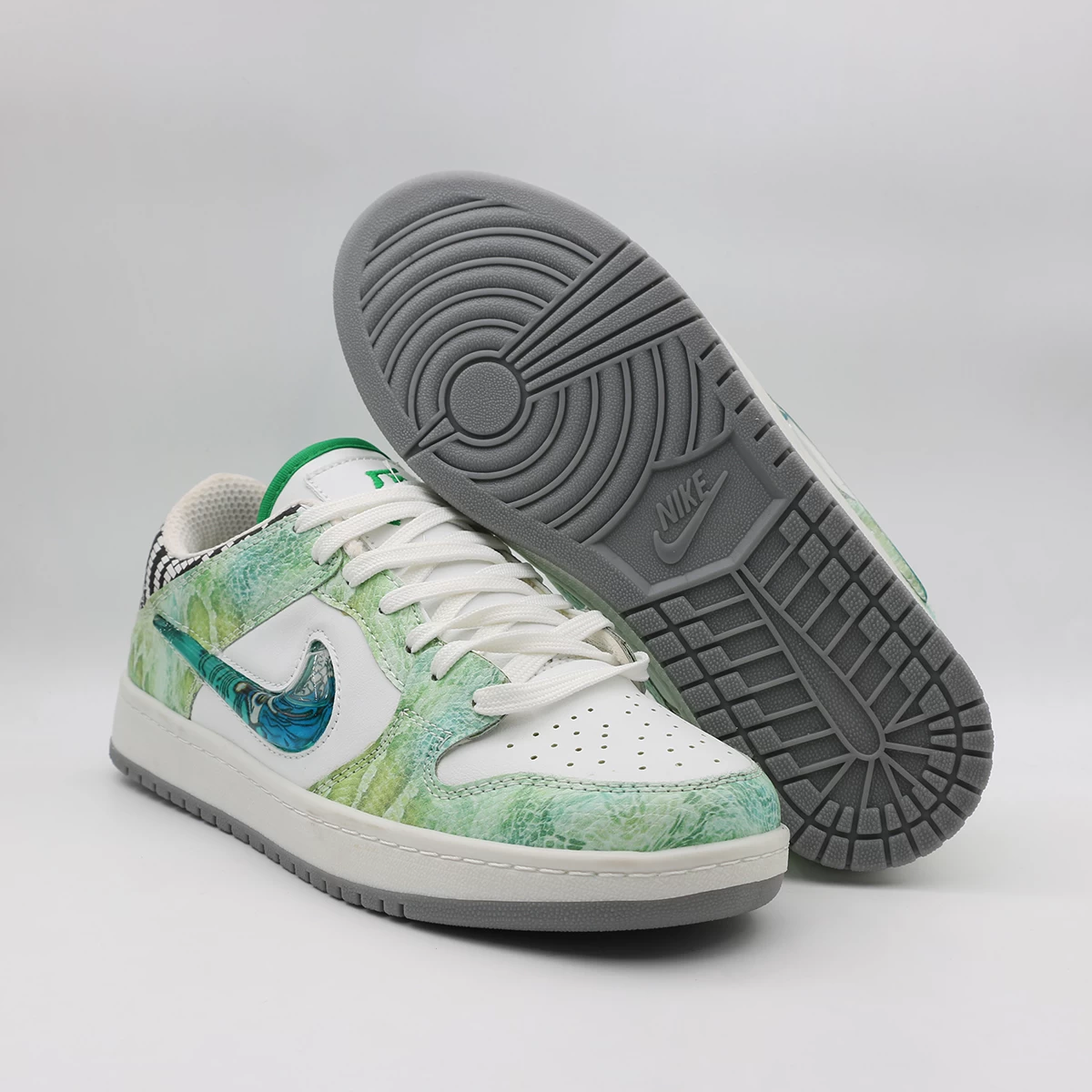 کتانی نایک دراگون سبز پوست ماری Nike Jordan Dragon