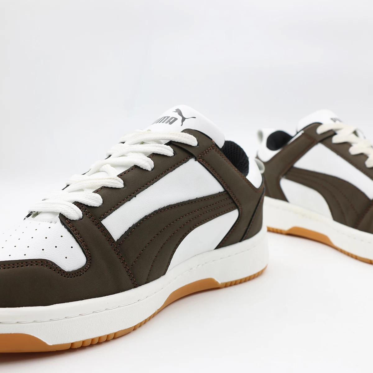 کتانی پوما سفید زیتونی Puma Rebound