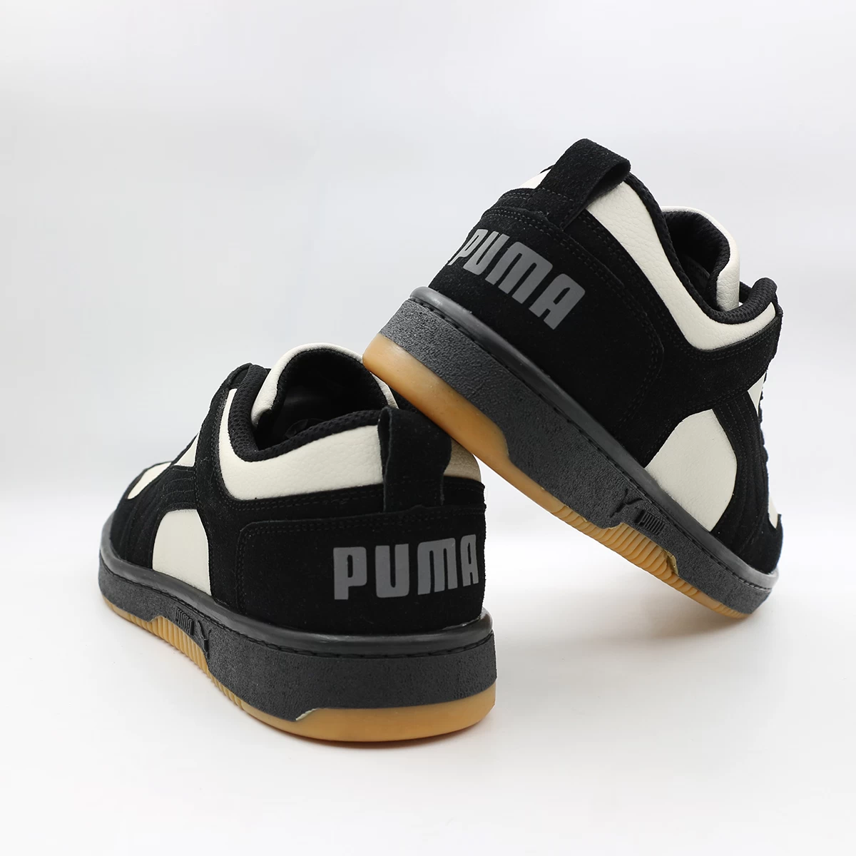 کتانی پوما مشکی کارامل Puma Rebound