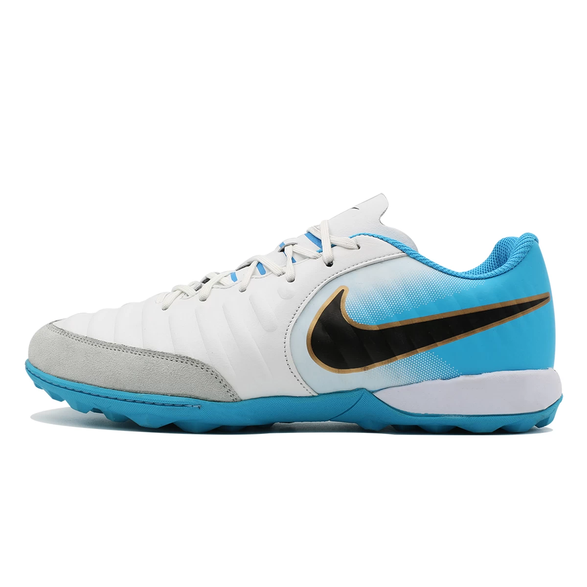 کفش چمن مصنوعی نایک تمپو ایکس Nike Tiempo X White Blue