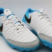 کفش چمن مصنوعی نایک تمپو ایکس Nike Tiempo X White Blue