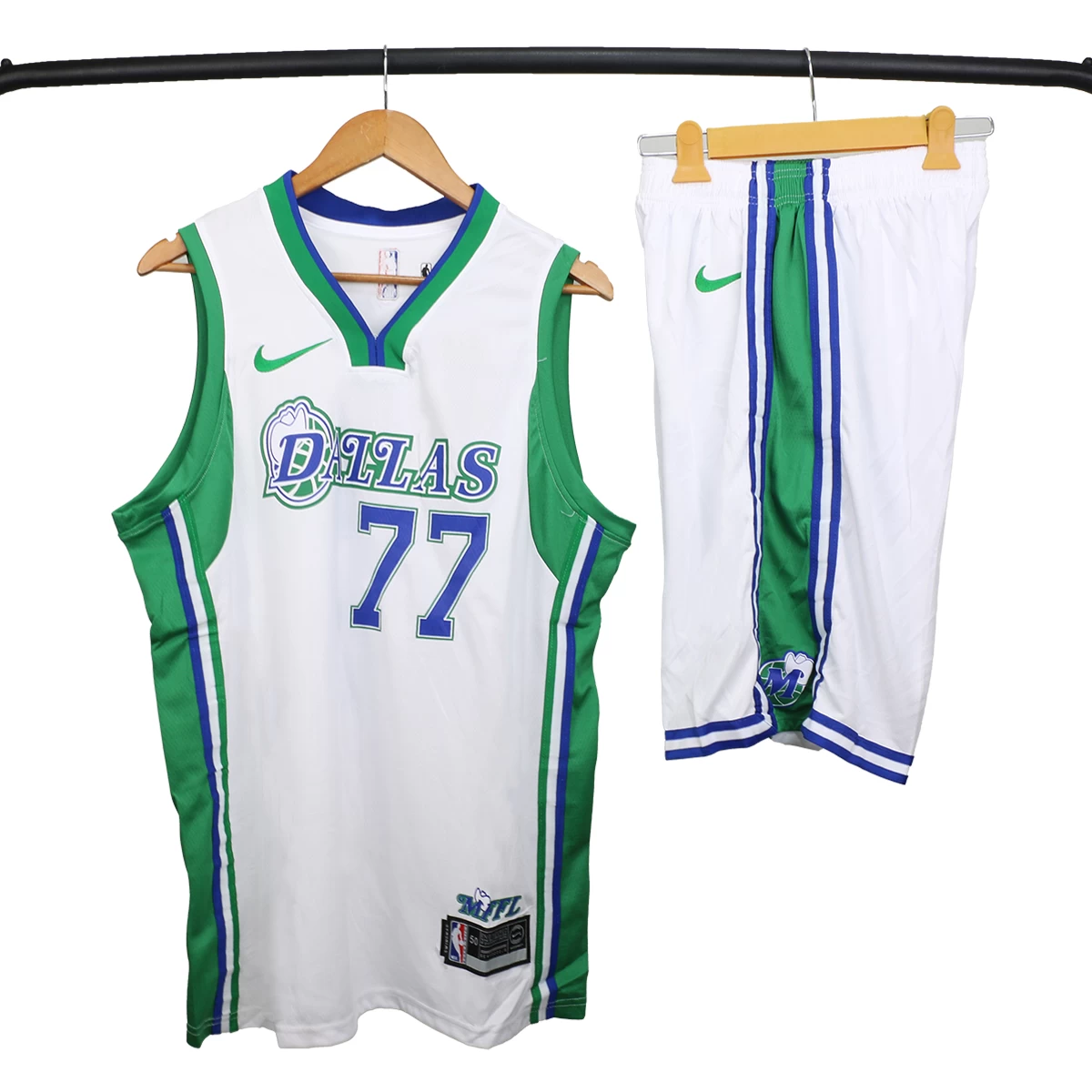 لباس شورت بسکتبالی Dallas Basketball Jersey White