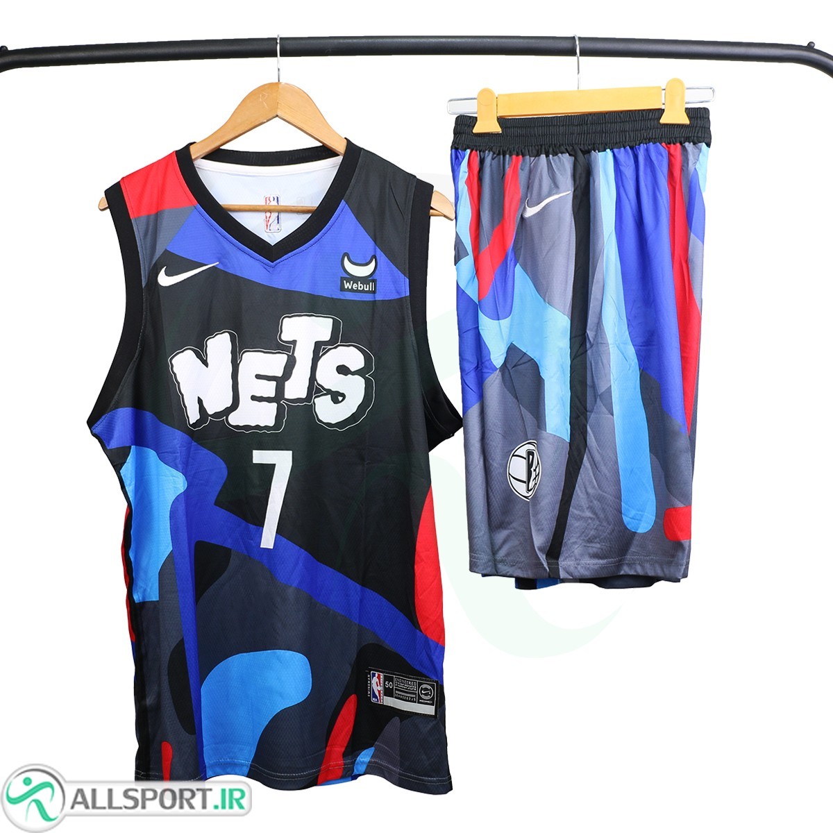 لباس شورت بسکتبالی Durant Basketball Jersey Red
