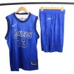 لباس شورت بسکتبالی Lakers Basketball Jersey blue