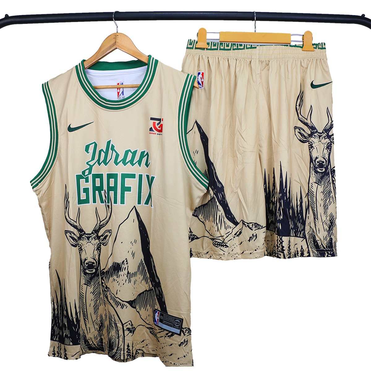 لباس شورت بسکتبالی Zdran Grafix Basketball Jersey