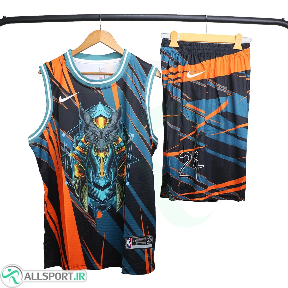 لباس شورت بسکتبالی Bryant Basketball Jersey Red