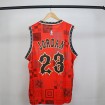 لباس شورت بسکتبالی Bulls Basketball Jersey Red