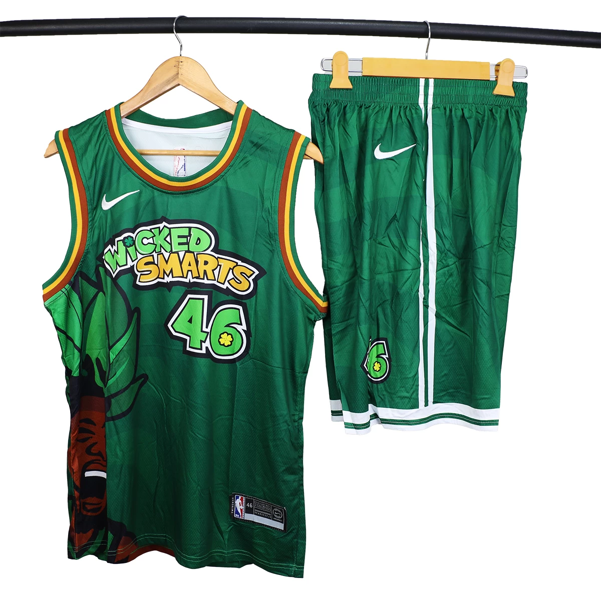 لباس شورت بسکتبالی Wicked Basketball Jersey yellow