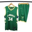 لباس شورت بسکتبالی میلواکی  Milwaukee Basketball Jersey green