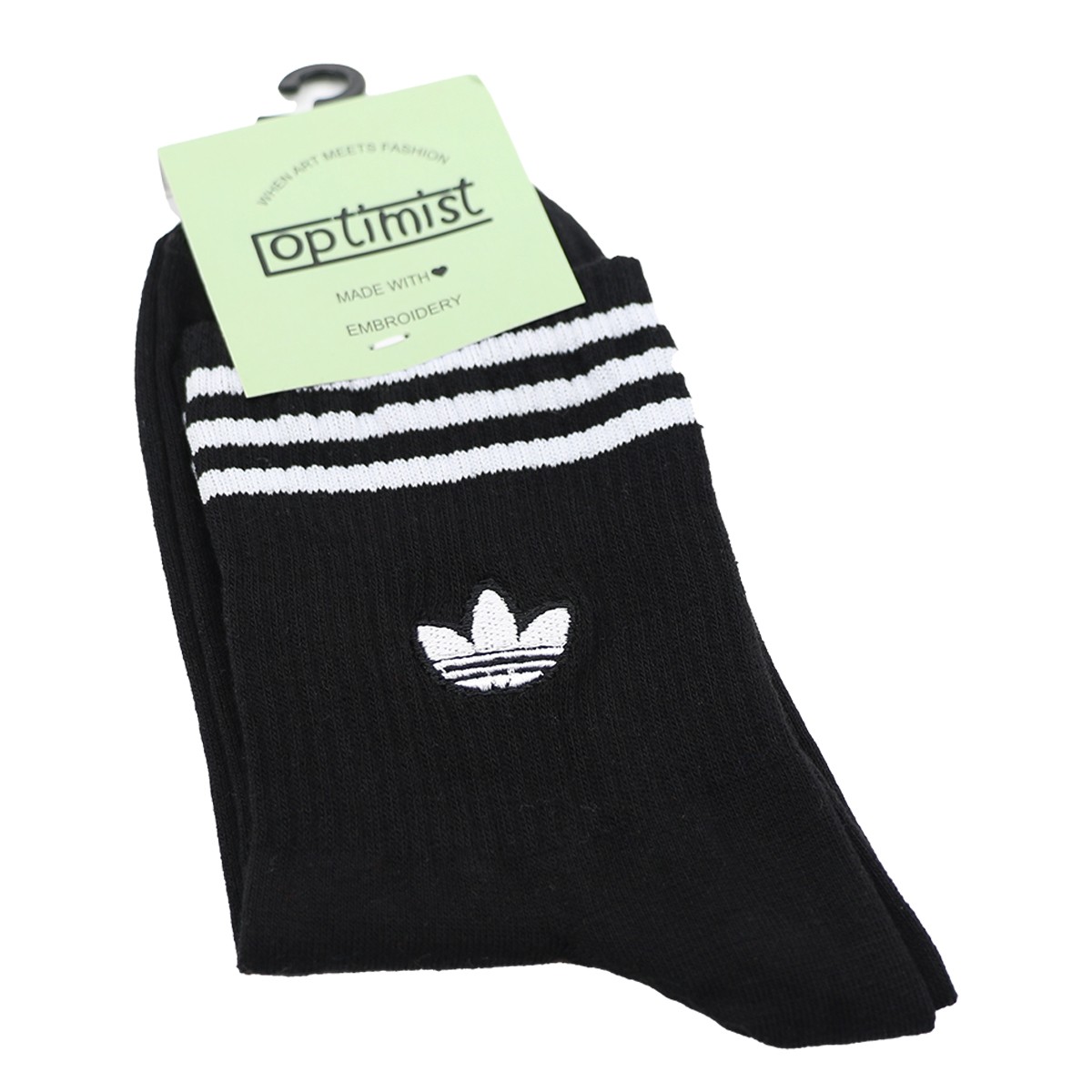 جوراب نیم ساق گلدوزی Adidas