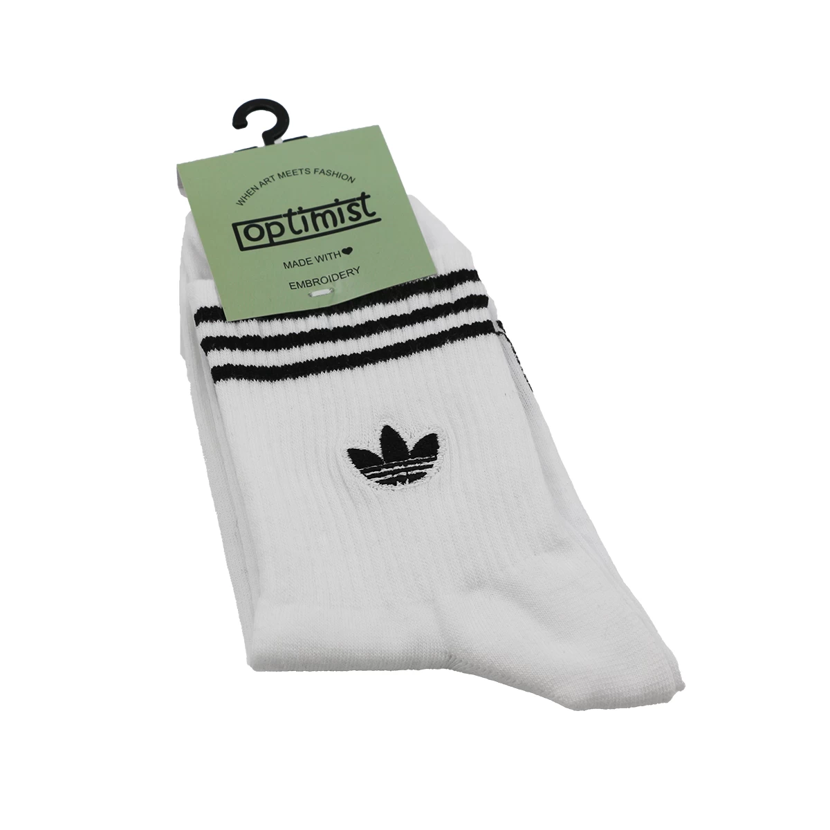 جوراب نیم ساق گلدوزی Adidas
