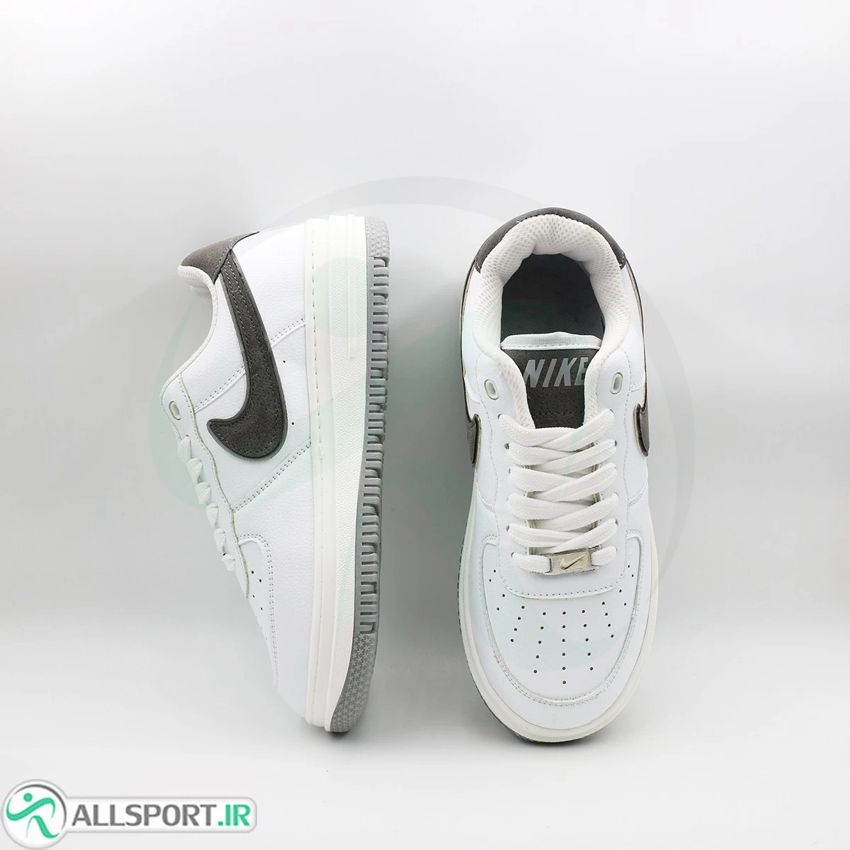 کتانی نایک ایرفورس سفید طوسی Nike