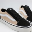 کتانی ونس مشکی کرمی Vans