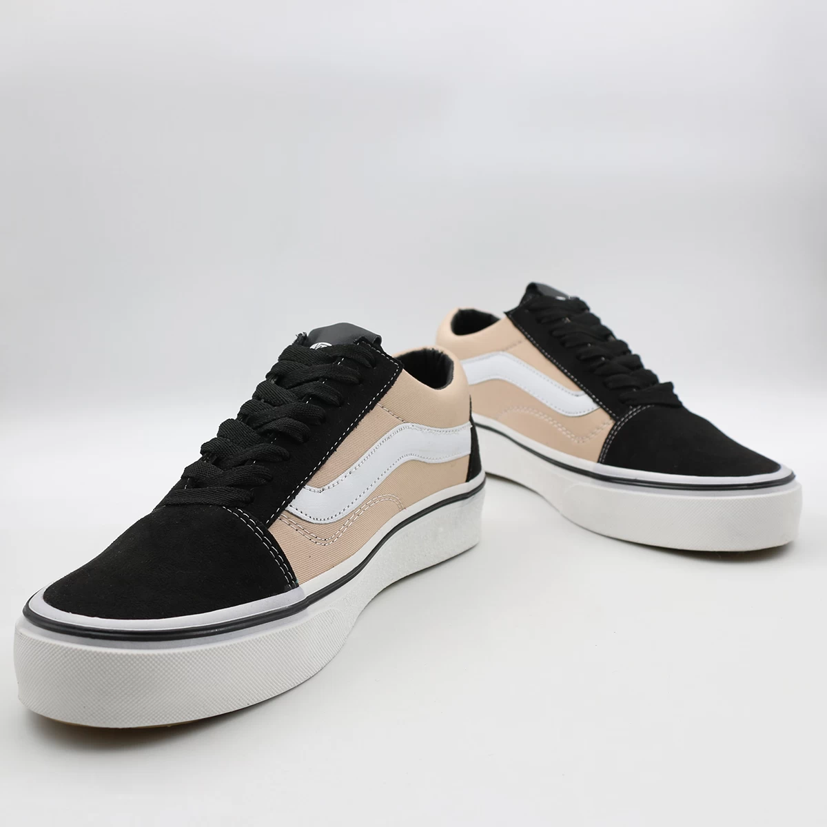 کتانی ونس مشکی کرمی Vans