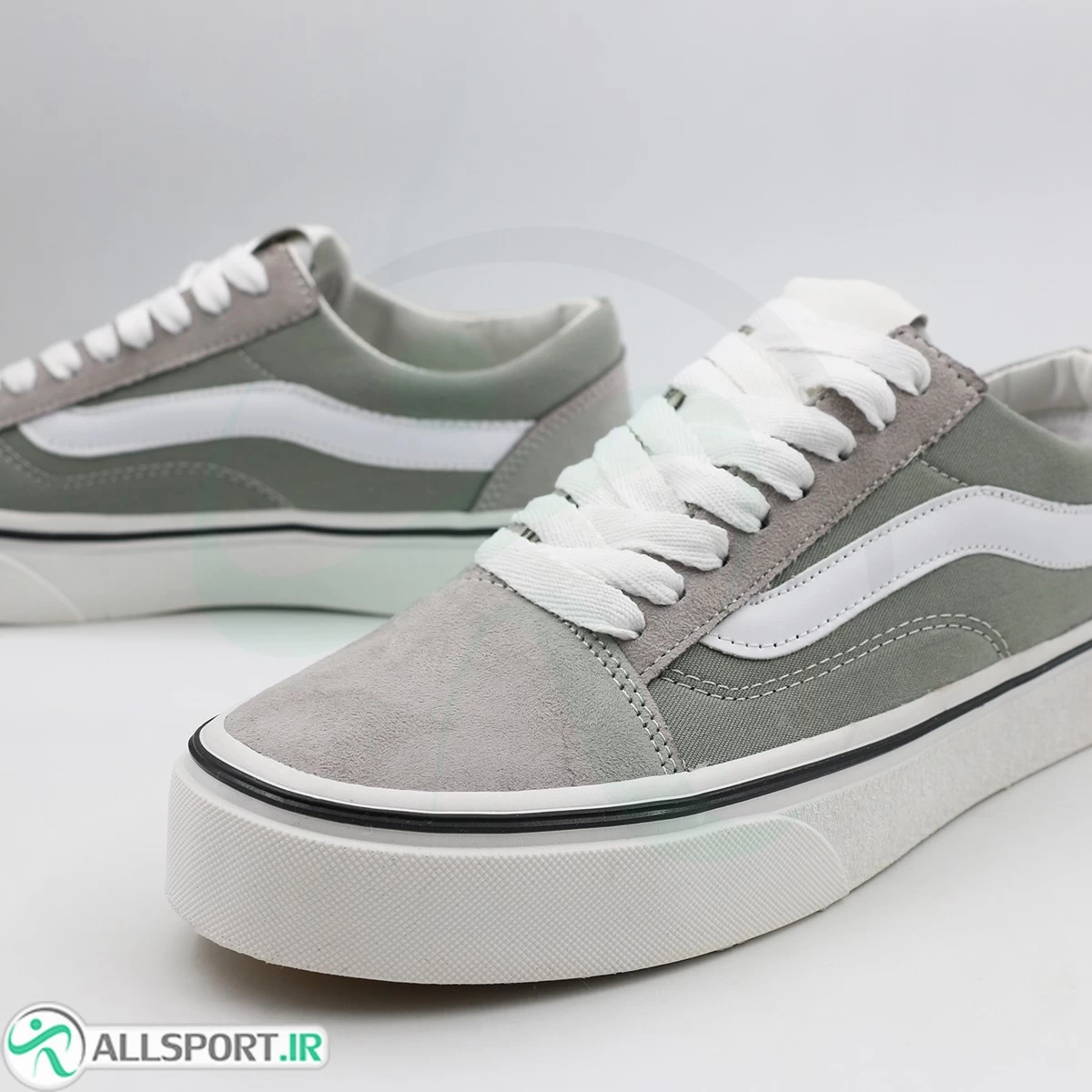 کتانی ونس طوسی سبز طوسی Vans