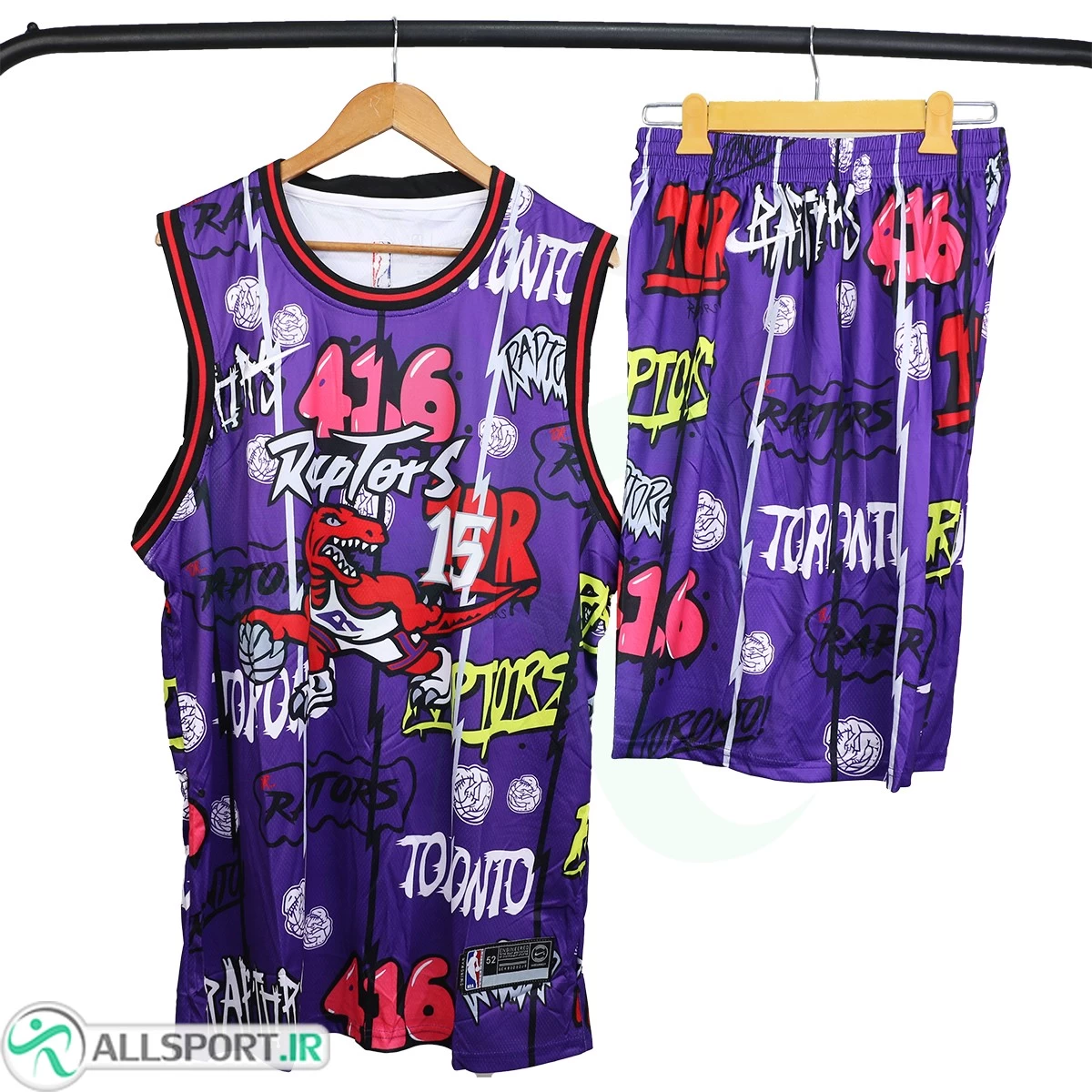 لباس شورت بسکتبالی Raptors Basketball Jersey