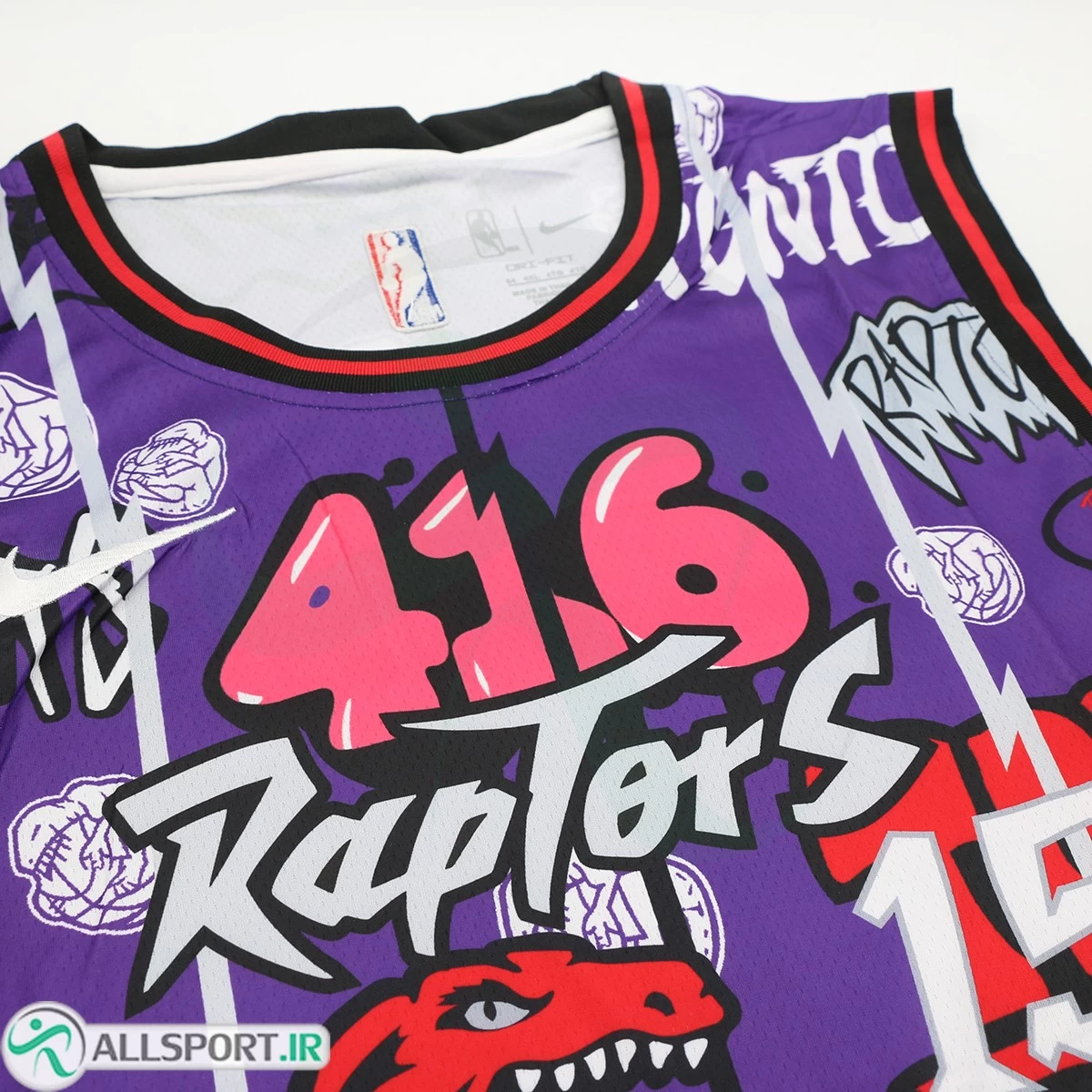 لباس شورت بسکتبالی Raptors Basketball Jersey