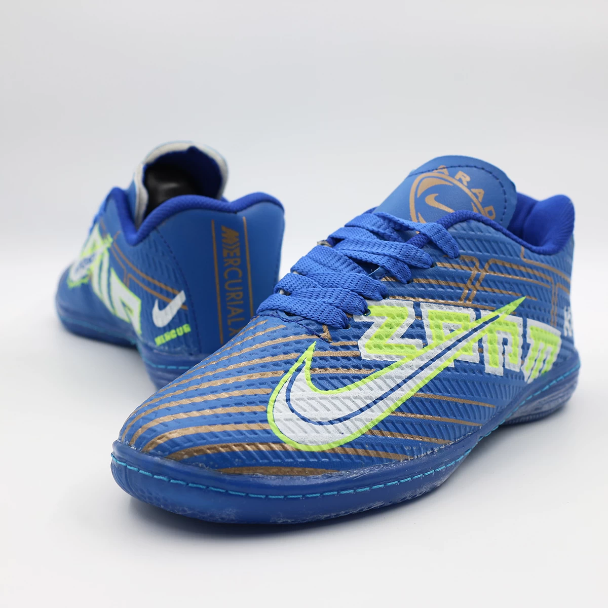 کفش فوتسال پسرانه نایک ایر زوم امباپه Nike Air Zoom Mercurial Blue