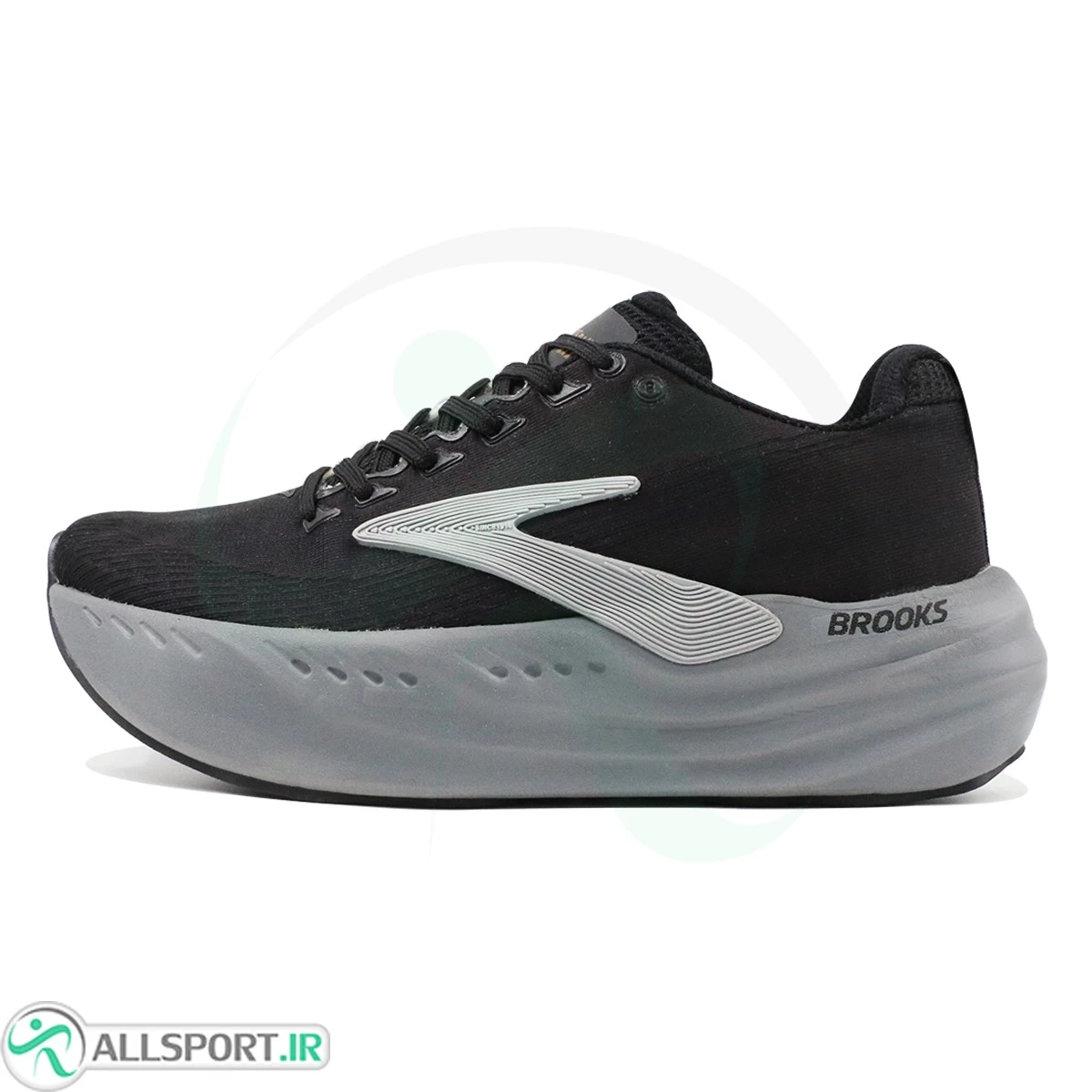 کتانی بروکس مشکی طوسی Brooks