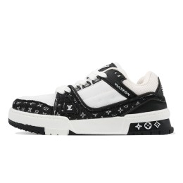 کتانی لویی ویتون مشکی سفید Louis Vuitton Black White