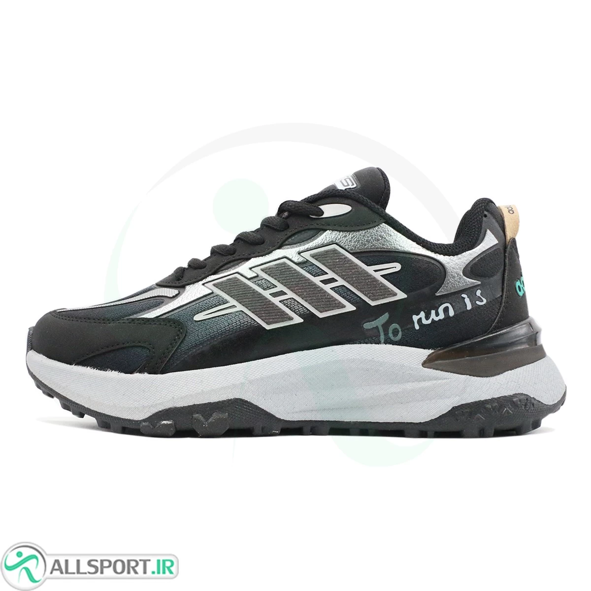 کتانی آدیداس مشکی طوسی Adidas