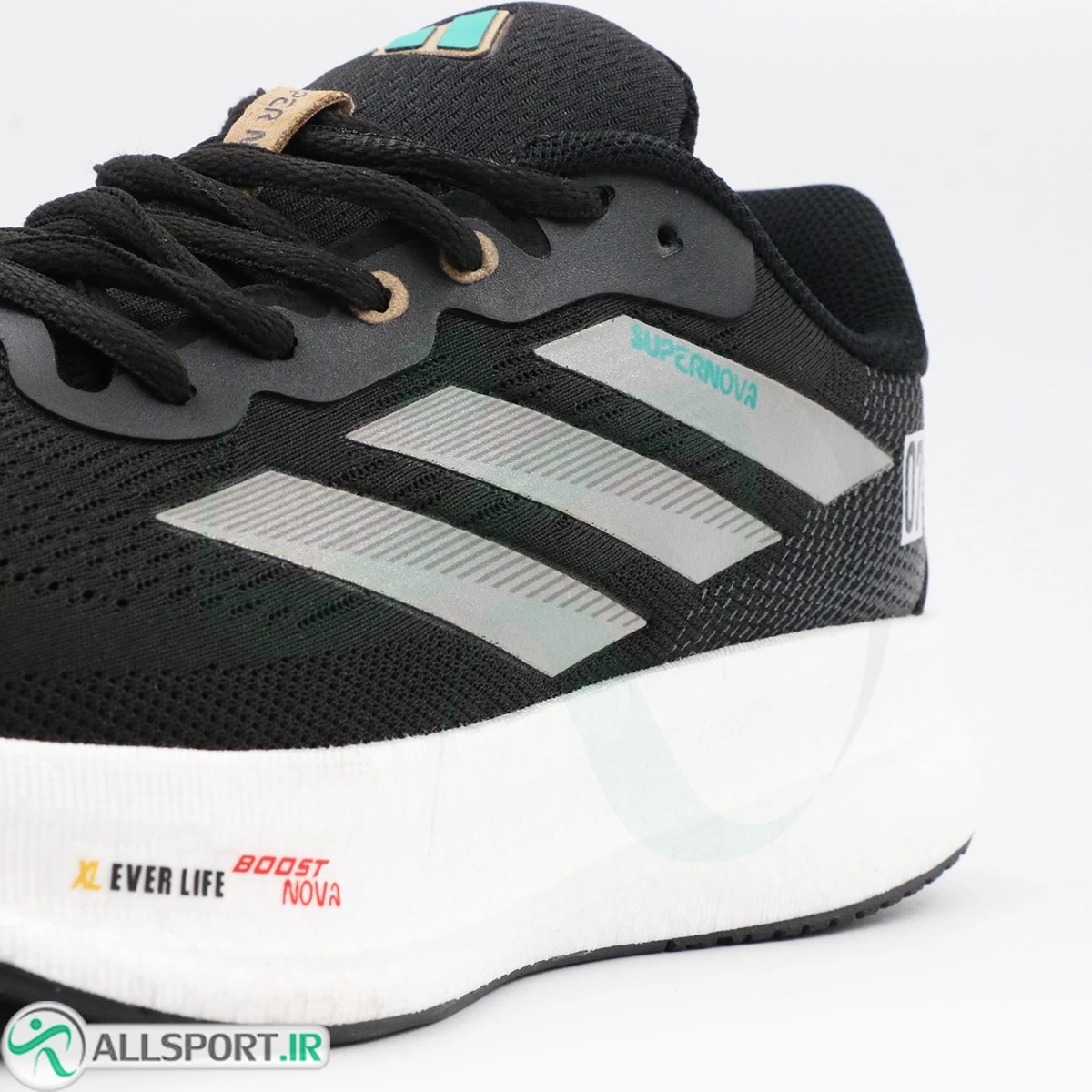 کتانی آدیداس مشکی سفید Adidas Supernova