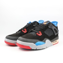 کفش نایک مشکی آبی Nike Air Jordan 4