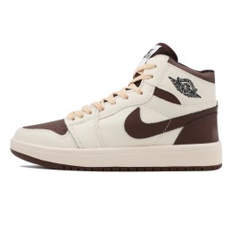 کتانی نایک جردن کرم قهوه ای ساقدار Nike Air Jordan