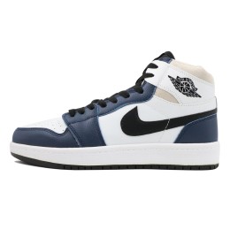 کتانی نایک جردن سرمه ای سفید ساقدار Nike Air Jordan