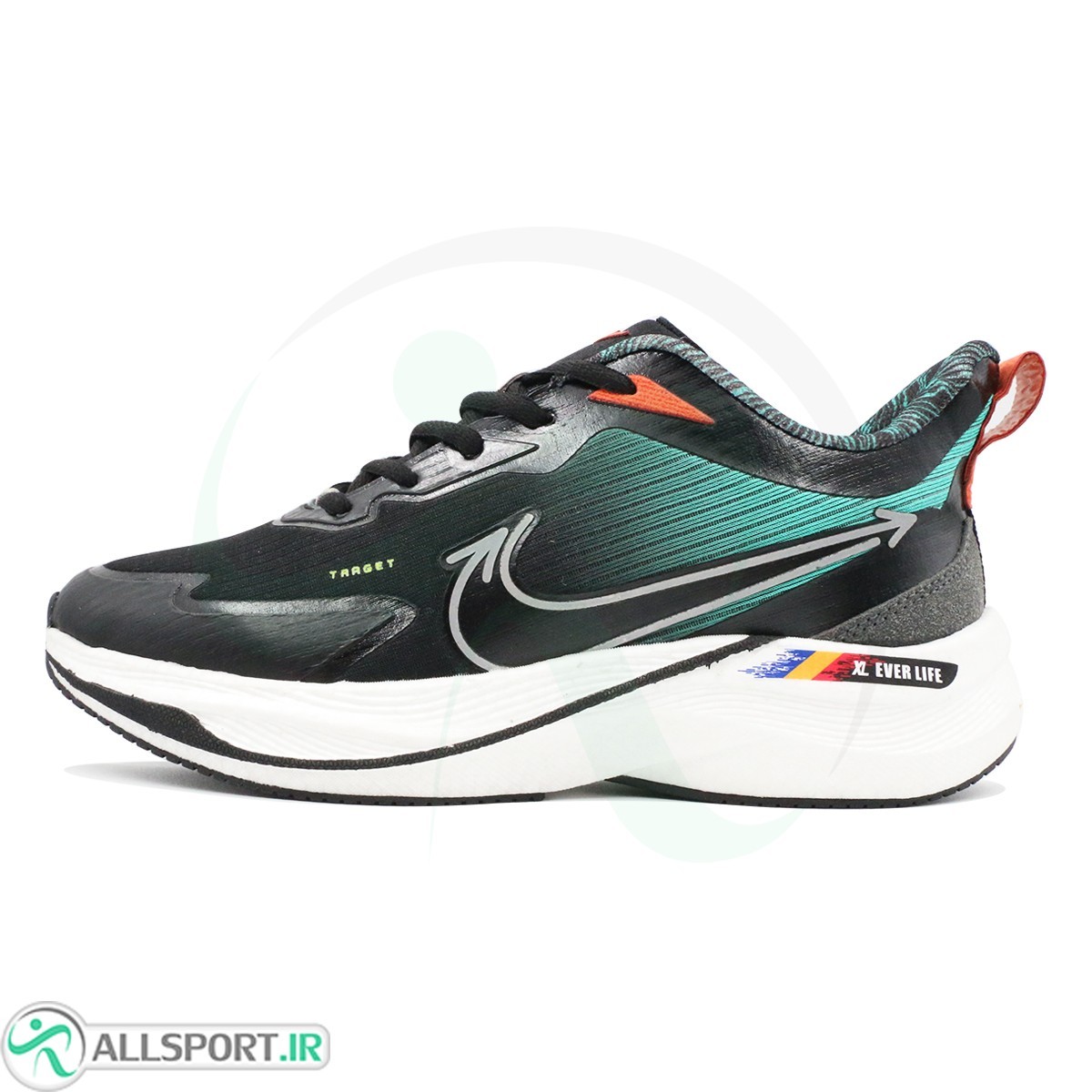 کتانی نایک زوم مشکی سبز Nike Zoom xl