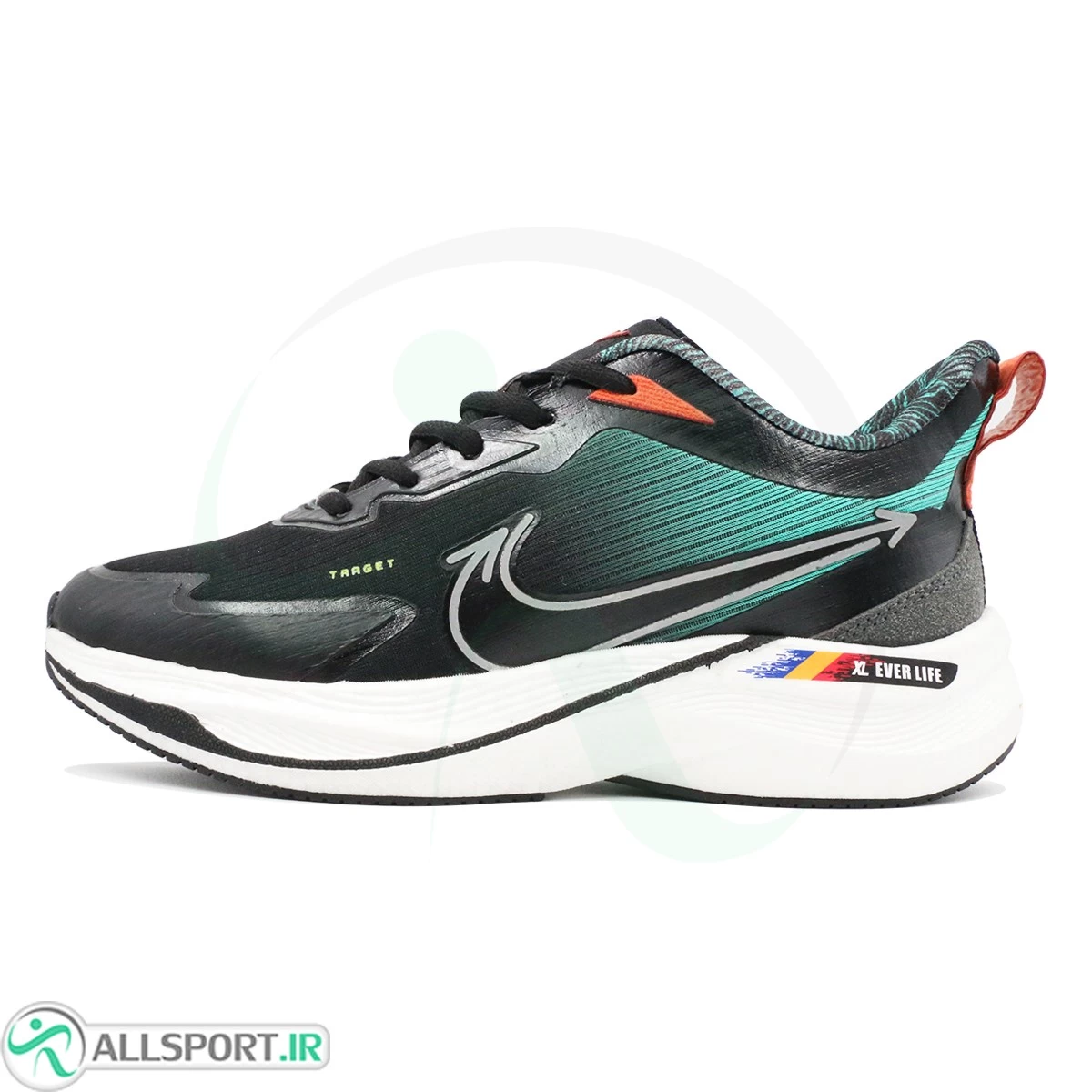 کتانی نایک زوم مشکی سبز Nike Zoom xl