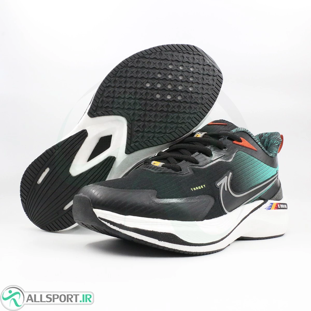 کتانی نایک زوم مشکی سبز Nike Zoom xl