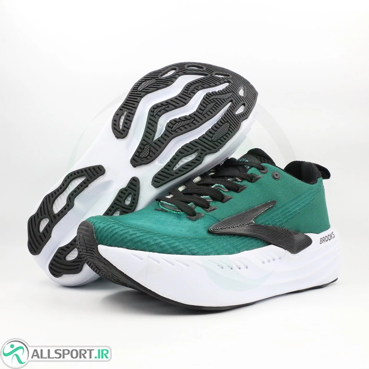 کتانی بروکس سبز مشکی Brooks