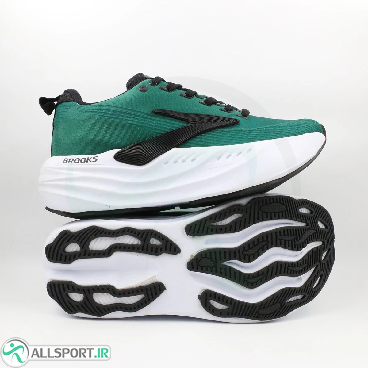 کتانی بروکس سبز مشکی Brooks